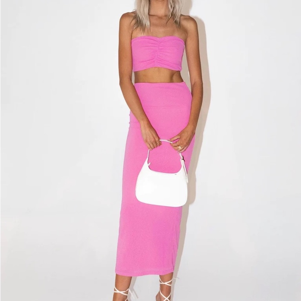 Princess Polly - Charm Strapless Set - Pink